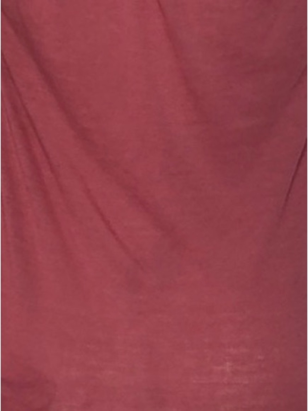 AllSaints Asymmetrical Twist-Knot in Dusty Red Rose Tavi Dreas - Picture 3 of 4